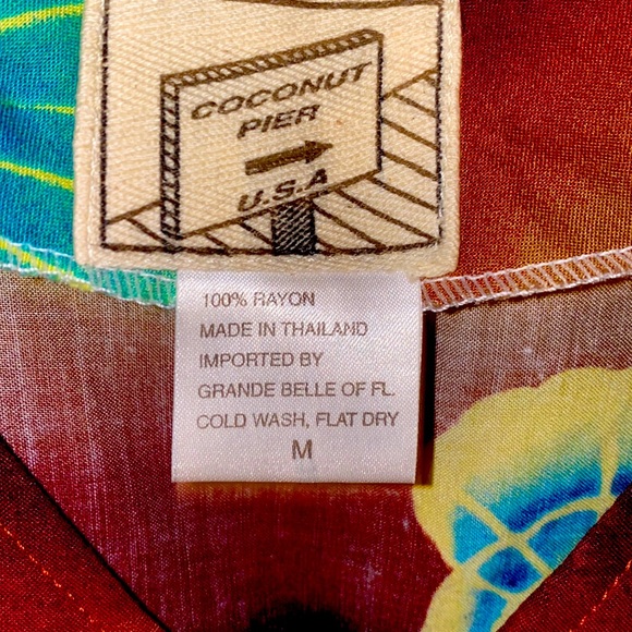 Coconut Pier Top & Wrap Skirt Set  Sz M ,Crop Top & Sarong Skirt NWOT - Picture 4 of 13
